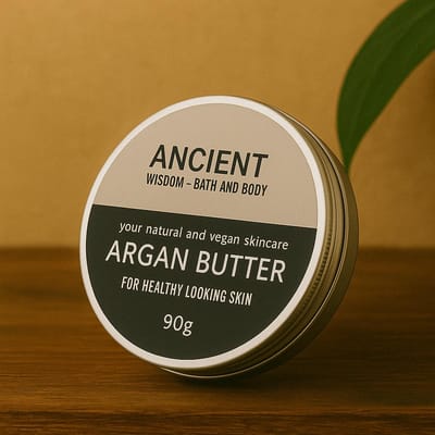Ancient Wisdom - Bodycare - Pure Body Butter 90g - Arganolie - lichaamsboter - aromatherapie - natuurlijke olie - verzorging - huidverzorging