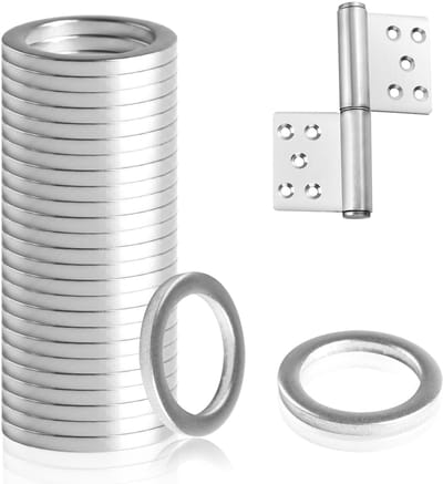 150 stuks sluitringen, kamerdeuren, diameter 10 mm x 15 mm x 1,5 mm, sluitringen, deurscharnier, sluitring, standaard deuronderlegringen voor deuren, sluitringen