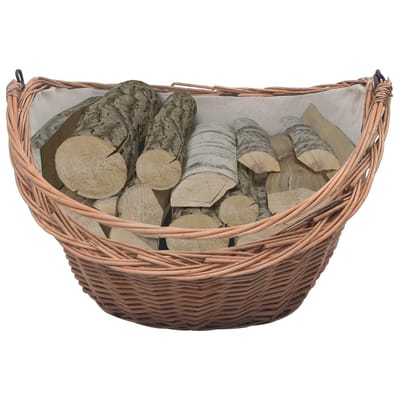 vidaXL - Houtmand - met - handvat - 60x44x55 - cm - natuurlijk - wilgenhout