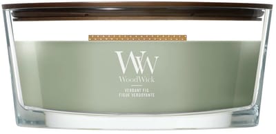 WoodWick Hearthwick - Verdant Fig - Ellipse Geurkaars - 50 branduren