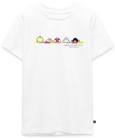 Hello Kitty En Vrienden Achterste Premium T-Shirt Tiener