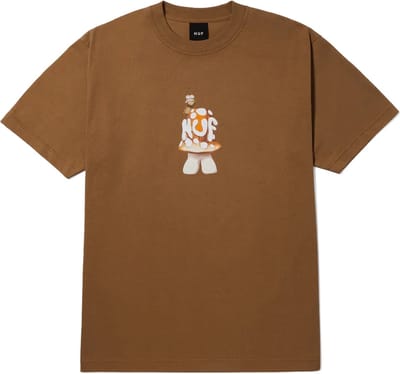 HUF Shroomery S/S Tee Casual T-shirt heren Bruin M