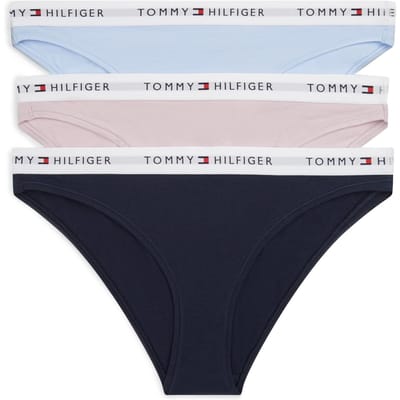 Tommy Hilfiger 3-pack Bikini Navy/breezy Orchid/sweet Blue Taglia: XS | Biancheria intima Outlet | Donna | Blu