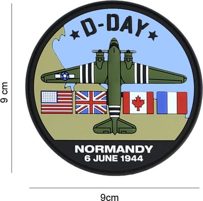 Embleem 3D PVC D-Day C-47