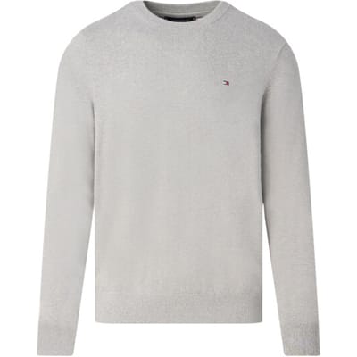 Regular fit gebreide pullover van een mix van katoen en kasjmier