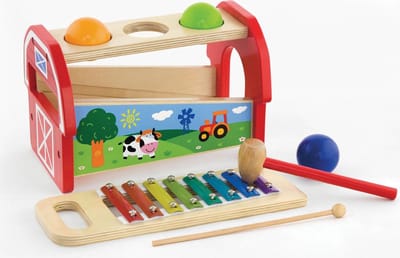 Viga Toys Hamerbalspel En Metallofoon