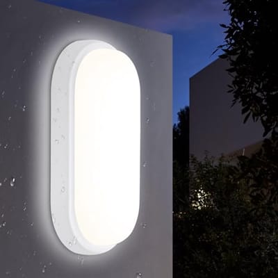 Waterdichte Wandlamp 18W 1710 Lumen IP65 voor Binnen en Buiten, Ovaal Design
