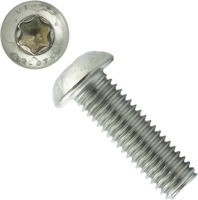 M3x35mm Lenskopschroeven met Inbusbus TX Roestvrij Staal A2 V2A (10 Stuks)