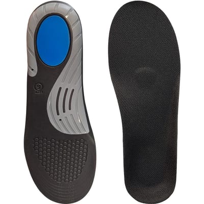 Meilleures Semelles Orthopédiques Semelles Orthopédiques Chaussures Homme Femme Pour Soutien de la Voûte Plantaire Pied Plat Santé Semelle de Chaussure Coussin Semelles Intérieures Pour Chaussures Coussins L EU 41-46(29cm) noir