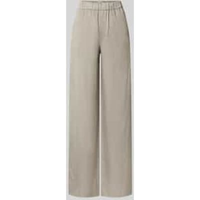 wide fit stoffen broek met elastische band model 'Consider'