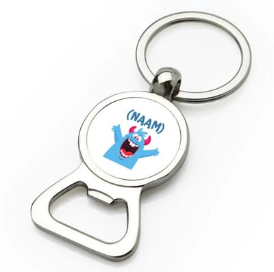 Akyol - blauwe monster flesopener - Monster - kinderen - leuk cadeau voor mijn kind - verjaardagscadeau - kado - gift - vriendelijke monster - 9 bij 3 cm