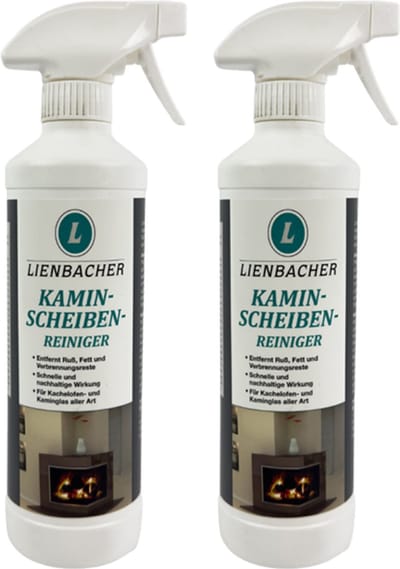 Lienbacher Kachelruitenreiniger - 2 Stuks - Kachel ruitenreiniger- kachelruitjesreiniger- ruit houtkachel- kachelruit reiniger - kachelruit