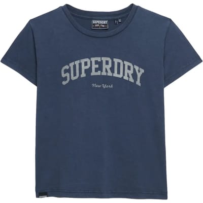 Superdry - Athletic Essentials T-shirt met slanke pasvorm - Dames - T-shirts