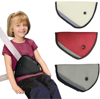 Dailygoods- Veiligheidsgordelversteller - Gordelbeschermer Kind - Gordelkussen - Gordelversteller - Comfortabel - Ademend Katoen