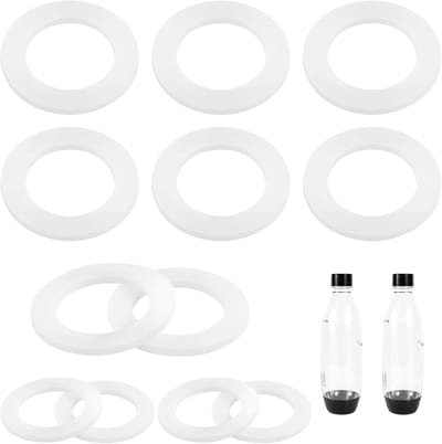 24 Stuks Vervangende O-Ringen voor Sodastream Flessen, Siliconen Dichtingen voor PET en Plastic Flessen, Ideaal voor Lekkagepreventie en Duurzaam Gebruik
