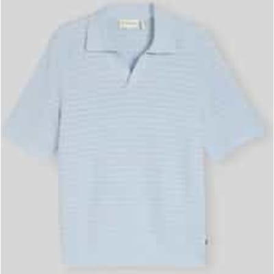 regular fit poloshirt van katoen-linnenmix