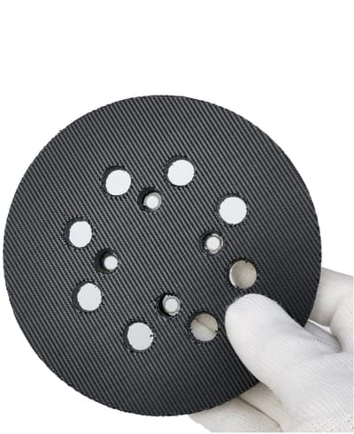 Cosensi- Schuurdiscsupport Ø 125 mm - Universeel voor excentrische schuurmachines - Medium harde schuurdisc - 8-gat ontwerp - Hoogwaardige kwaliteit - Flexibel voor vlakke/gebogen oppervlakken