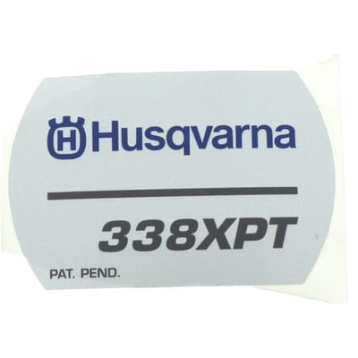 Husqvarna 338xpt starterkap sticker