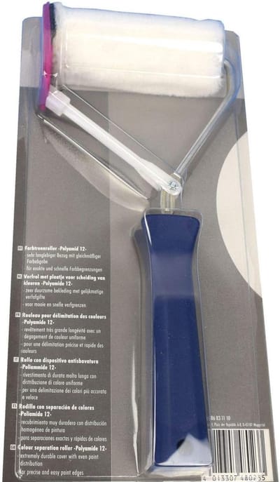 Professionele Verfroller voor Egaliseren en Afscheiden - 10 cm Breed, 12 mm Poolhoogte
