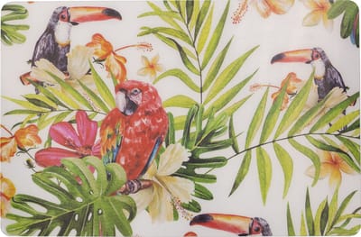 Cosy & Trendy Placemat - rechthoekig - tropische toekan print - 29 x 44 cm