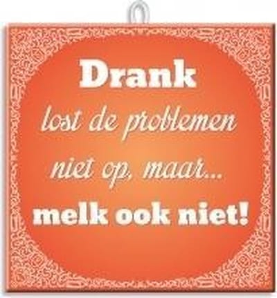 Paperdreams Slogan Tegel - Drank