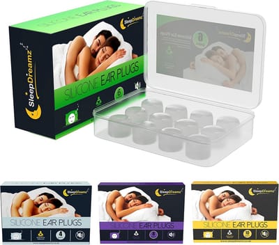 Zachte Siliconen Oordopjes 6 Paar - Comfortabele Geluidsdemping voor Diepe Slaap en Zijslapers