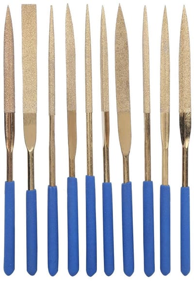 NTH products - Set van 10 Stalen Diamanten Naaldvijlen voor Precisiewerk
