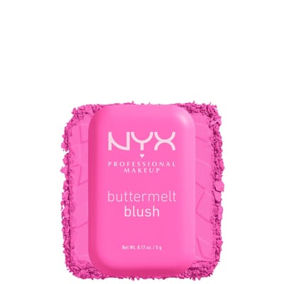 NYX Professional Makeup Buttermelt Blush - Alle huidtypes - Verrijkt met mango-, amandel- en sheaboter - My Butta Half - 5 gr