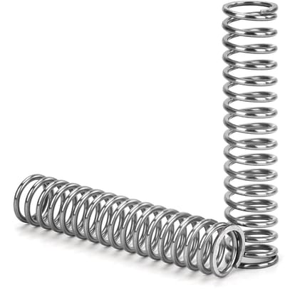 Drukveren Roestvrij Staal - Compressieveren Set - Apparaten Repareren - Hoge Elasticiteit - 60 mm Lengte - Metaal