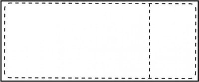 Verzendlabel 105 x 251mm, Kern 76mm. Direct Thermisch, met ontvangstgedeelte, 700 labels per rol. 4 rollen per doos. Ideaal voor Postnord, DB Schenker, UPS, DHL of DSV pakketten
