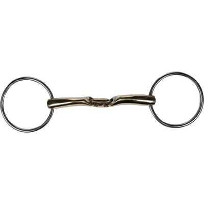 Dubbel bit voor paarden HKM Soft Contact 16 mm