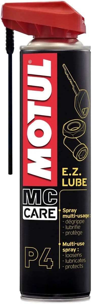 Aérosol lubrifiant multi usage Motul MC Care P4 E.Z. Lube 400mL pour moto Neuf