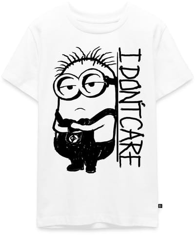 Minions Phil I Don't Care Premium T-Shirt Tiener