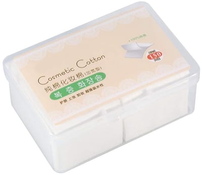 Allecto - Watten - Make-up remover pads - Hypoallergeen - Vierkante wattenschijfjes - Pluisvrij - Geschikt voor huidverzorging - 150 stuks