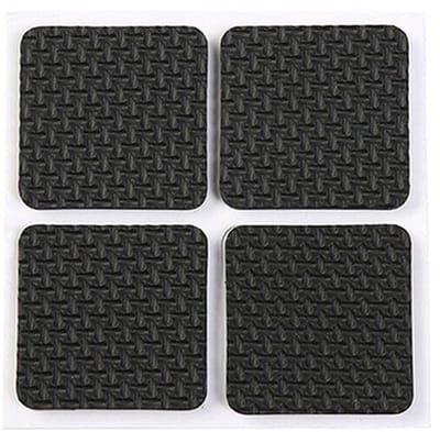 Gadgetpoint - Zelfklevend Meubelvilt - Antislip & Antikras Meubelonderzetters - Vloerbeschermers - Vierkant 4 stuks 4cm