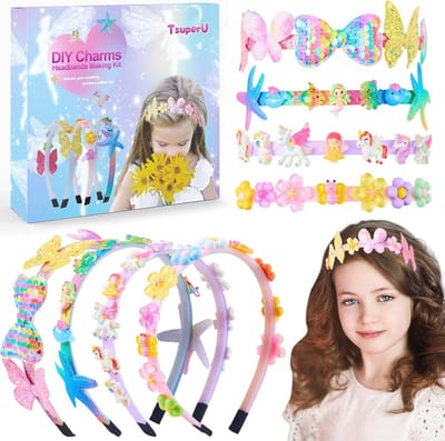 Creatieve Knutselset voor Meisjes - Haaraccessoires en DIY Projecten voor Kinderen van 6-12 Jaar