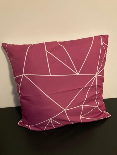 Nordic Geometry Collection Kussenhoes – Purple Edition - 45x45 cm