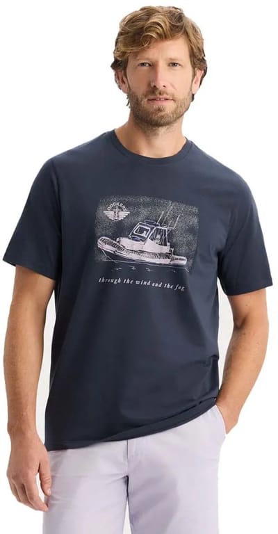 Dockers Graphic T-shirt Met Korte Mouwen Grijs M Man