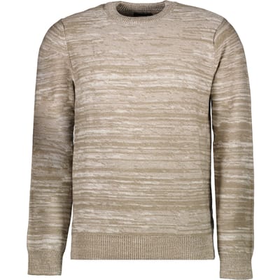 Cars Jeans Dani Sw Knit Mid Green Maat: S | Sweaters Outlet | Heren | Beige