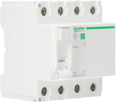 Resi9 - Aardlekschakelaar - 4P - 63A - 6000A - 300mAs - Type A - Selectief
