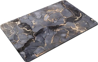Famanu - Badmat 40 x 60 cm, Antislip Badkamermat, Super Absorberend, Sneldrogend, Badmatten voor Badkamerdeuren, Woonkamer, Wasbaar, Badkamer Acc