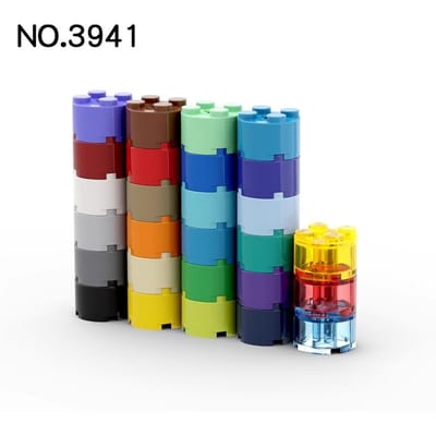 50 stuks MIJN EIGEN CREATIE Onderdelen 3941 6143 Ronde Baksteen 2 x 2 Inclusief Asgat Passende Blokken DOE-HET-ZELF Monteren Kind Speelgoed Cadeau Bouwstenen