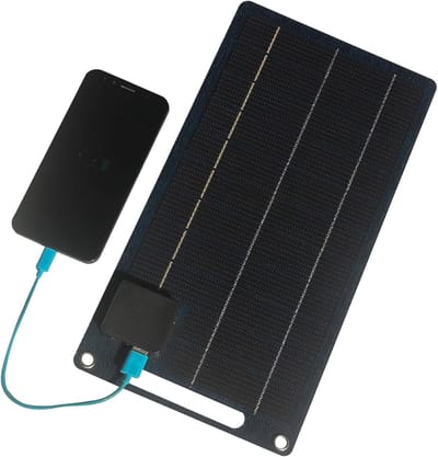 Zonnepaneel 100W - Draagbare Charger - Energie Onderweg - Hoge Energie Efficiëntie - 36 x 19 cm - Zwart