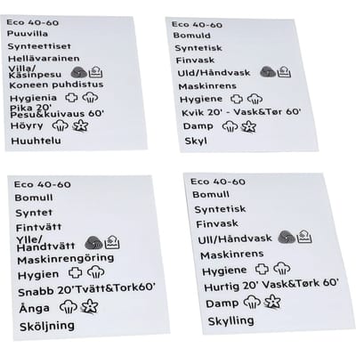 AEG programmaplaat, knop, zelfklevend 140088450105