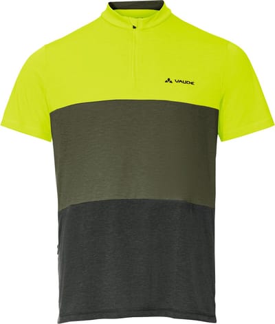 Vaude Bike Qimsa T-shirt Met Korte Mouwen Groen,Geel L Man
