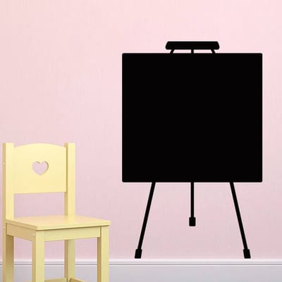 Schoolbordsticker - Uitwisbare zelfklevende muurstickers - Verfborddesign - 145x95cm