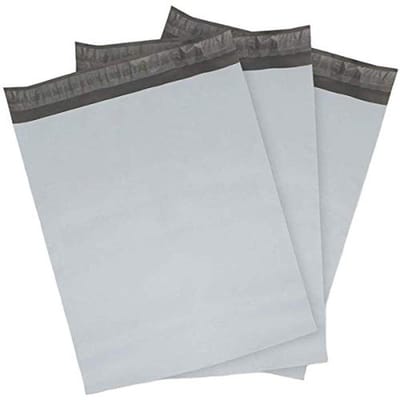 Witte Poly Mailers Enveloppes - Zelfklevende Verzendzakken 10"x13" - Pakket van 100