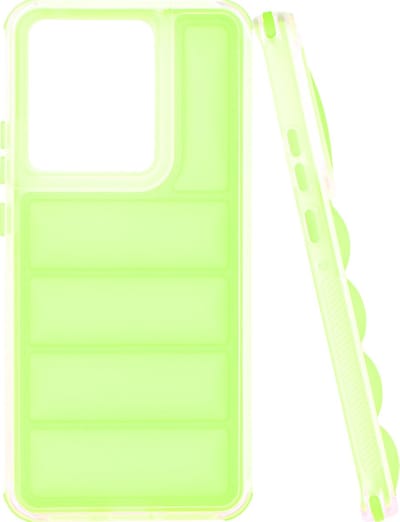 Hoesje geschikt voor Motorola Edge 50 Pro - Techsuit Wave Shield Shockproof Hard Case Back Cover - Groen