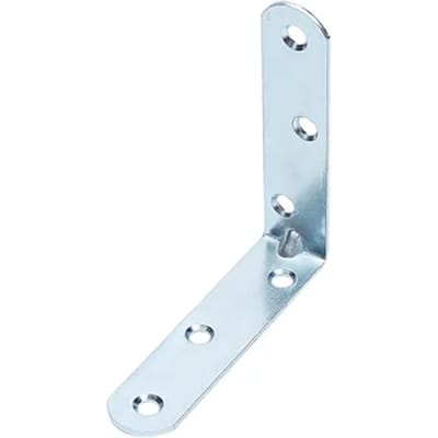 Alberts Hoekanker - Verzinkt Staal - Afgeronde Uiteinden - 80x80x19mm