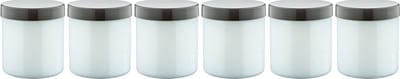 Luxe Verzorgende Bodyscrub-Gel Berken - 400 gram - Pot met zwarte deksel - set van 6 stuks - Hydraterende Lichaamsscrub